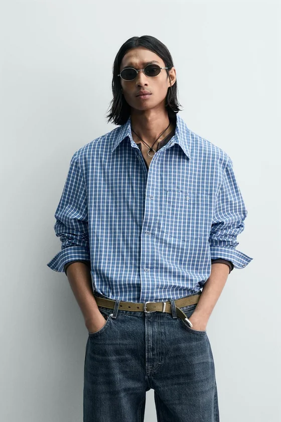 РУБАШКА RELAXED FIT В КЛЕТКУ LIMITED EDITION