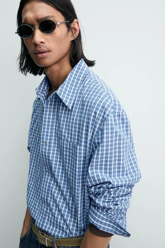 РУБАШКА RELAXED FIT В КЛЕТКУ LIMITED EDITION