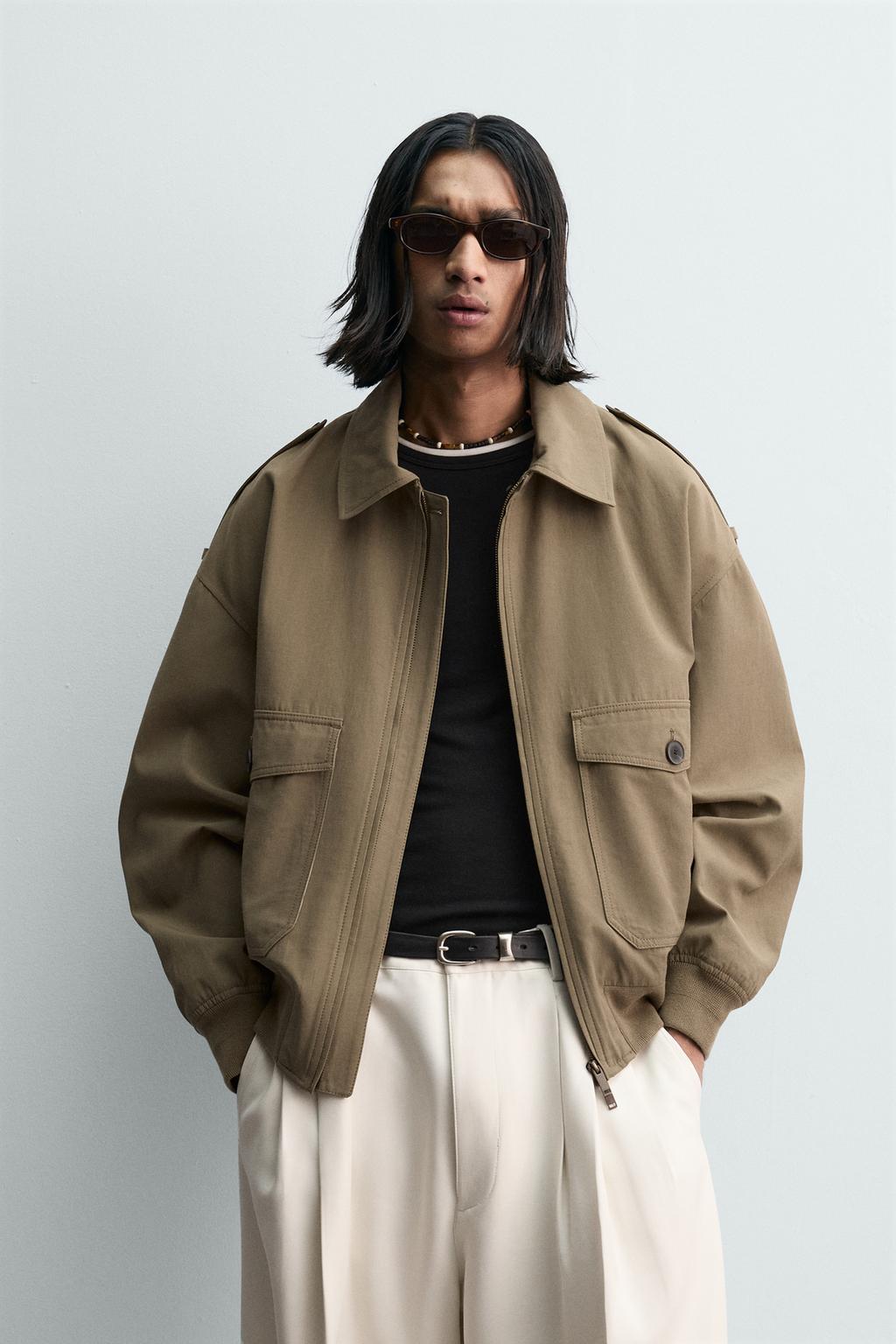 КУРТКА СВОБОДНОГО КРОЯ ИЗ ВИСКОЗЫ И ХЛОПКА, ЛИМИТИРОВАННАЯ СЕРИЯ