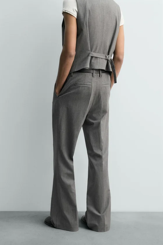 КОСТЮМНЫЕ БРЮКИ FLARE В ПОЛОСКУ — LIMITED EDITION