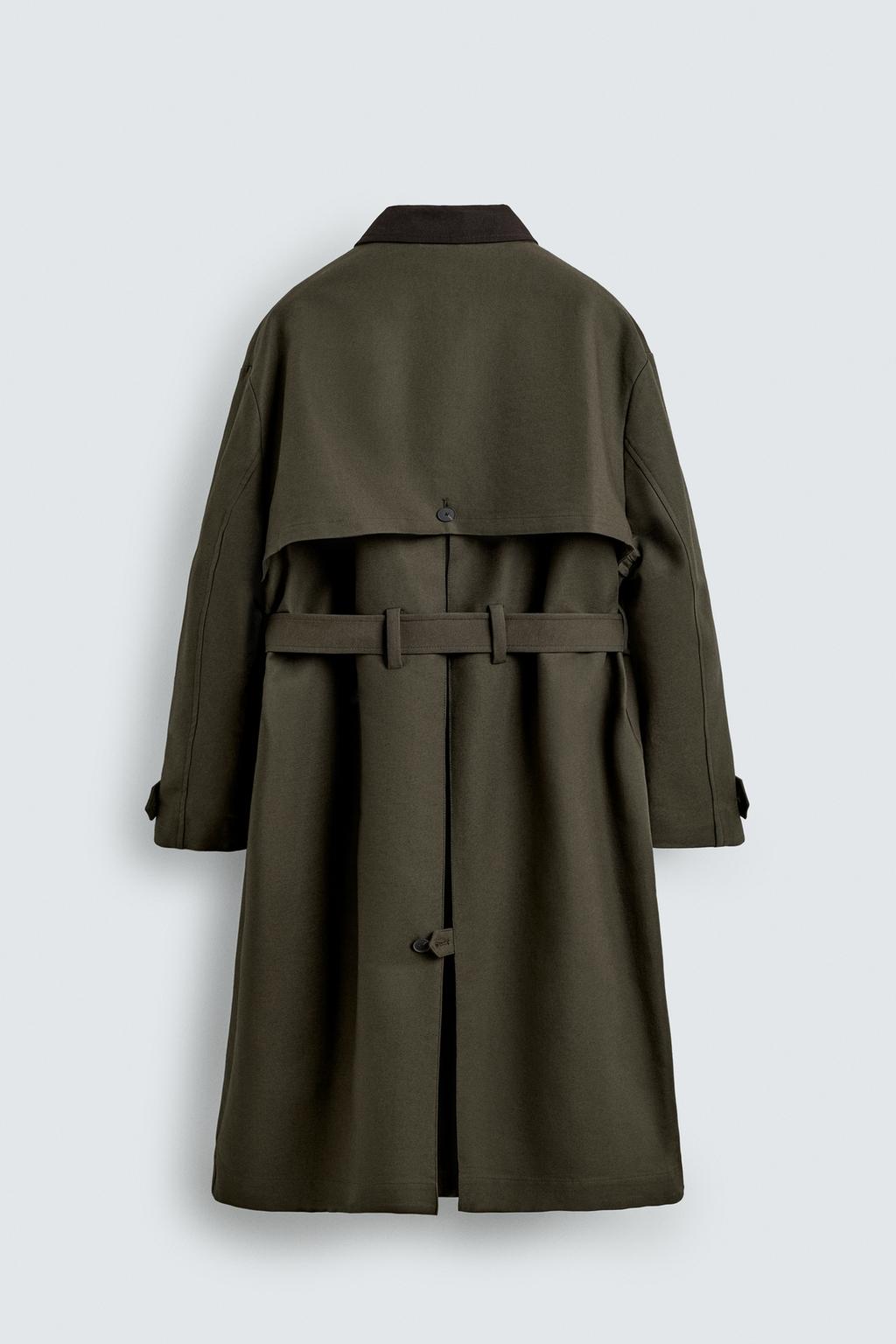 ТРЕНЧ С КОНТРАСТНЫМ ВОРОТНИКОМ - LIMITED EDITION