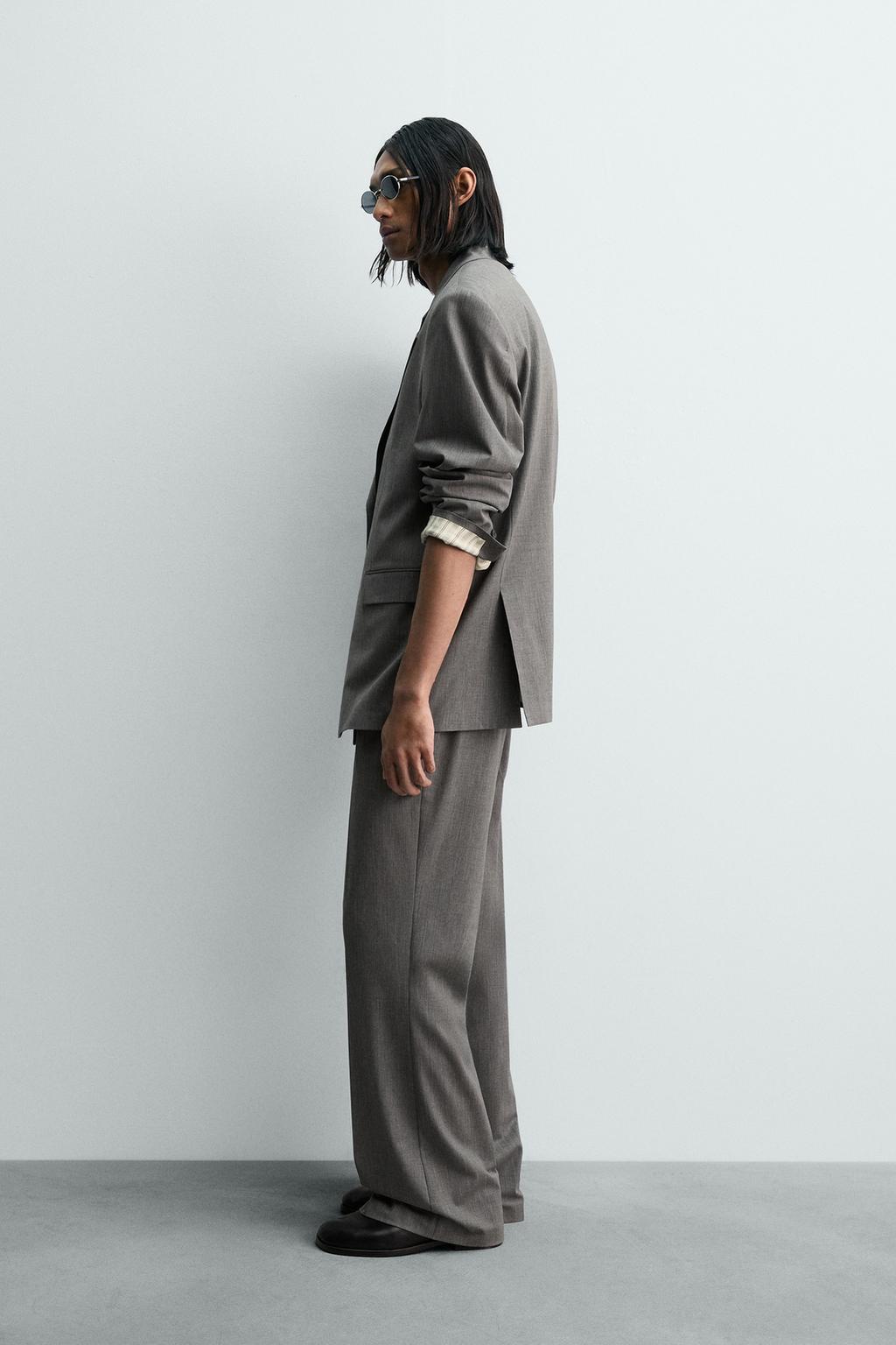 КОСТЮМНЫЙ БЛЕЙЗЕР ИЗ РЕЛЬЕФНОЙ ТКАНИ В ПОЛОСКУ LIMITED EDITION