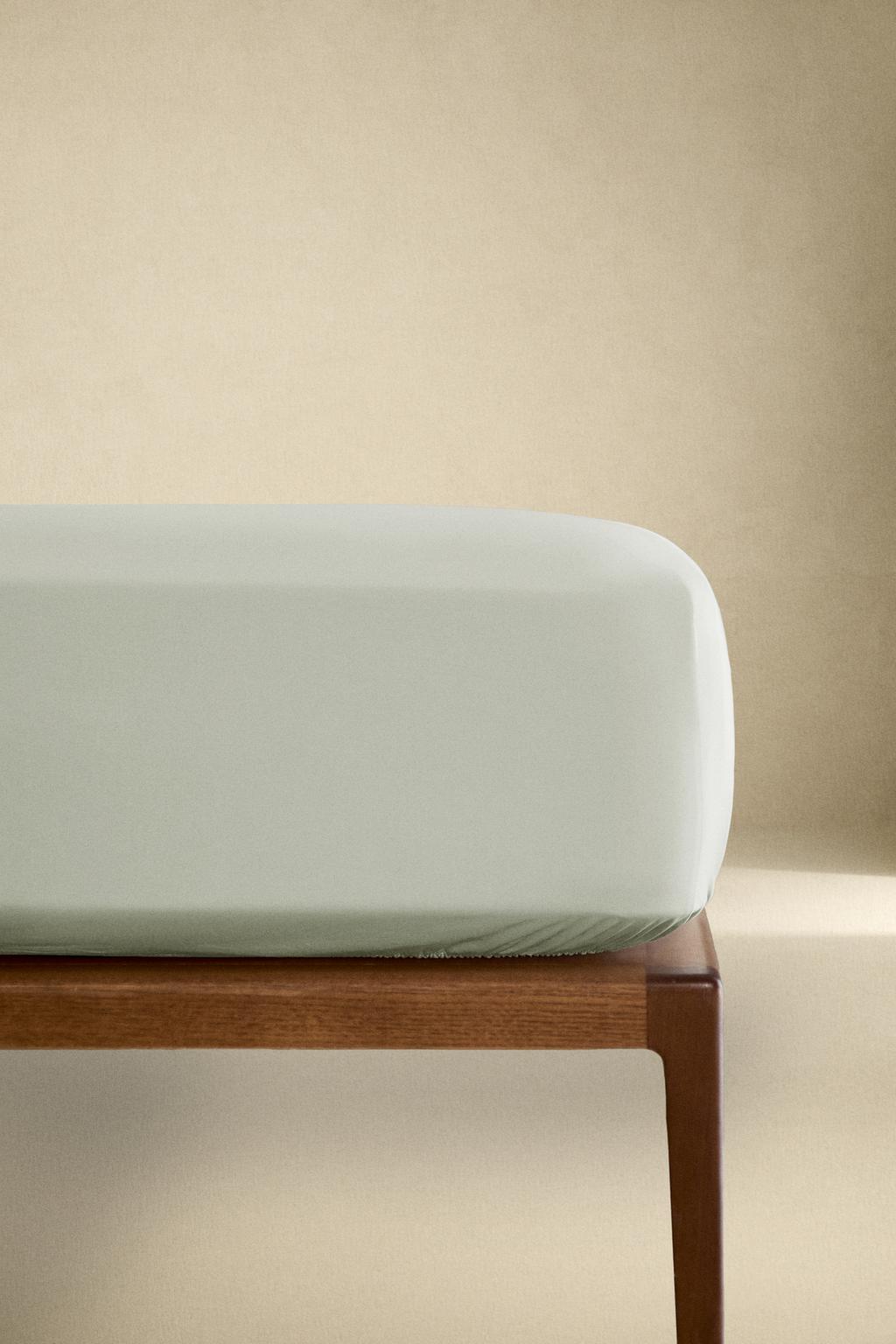 Сатиновый простынь на резинке | высота 40 см (300 нитей)