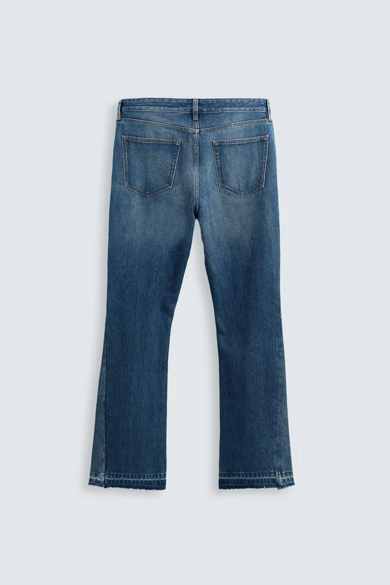 ДЖИНСЫ FLARE FIT С РАЗРЕЗАМИ