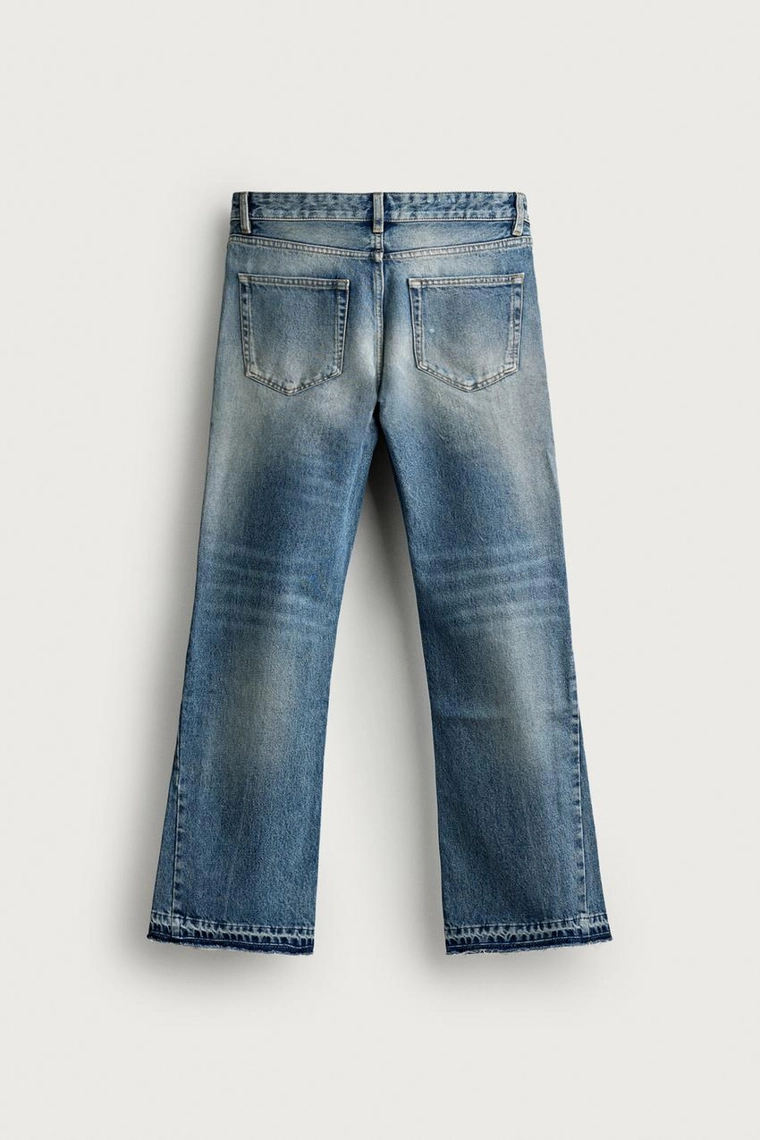 ДЖИНСЫ FLARE FIT С РАЗРЕЗАМИ