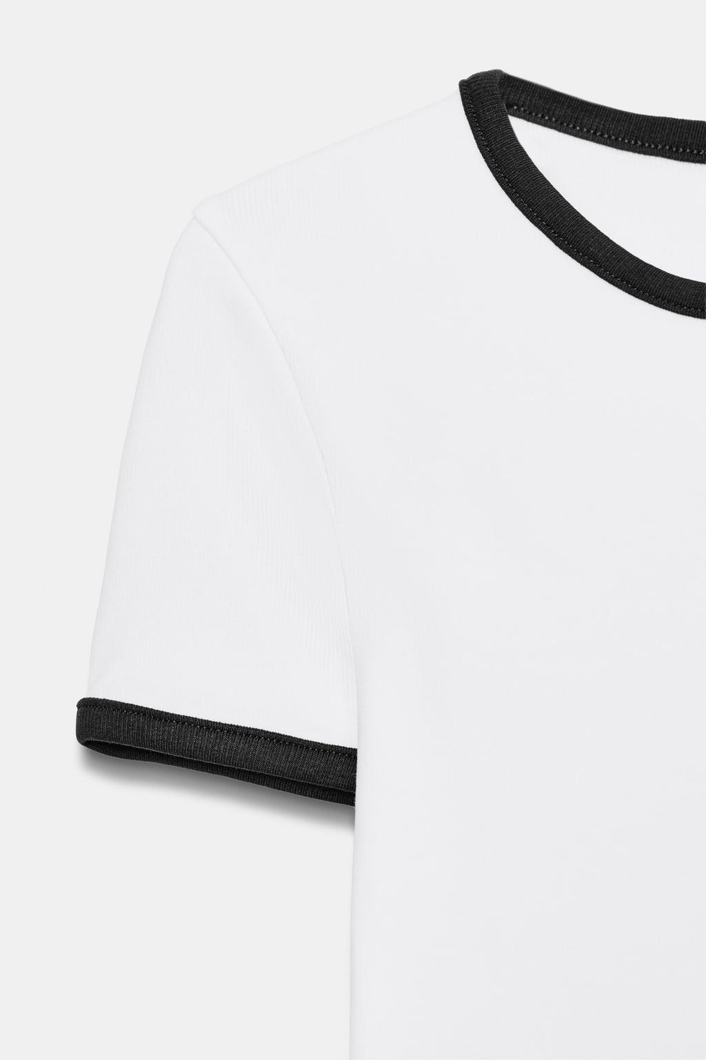 ФУТБОЛКА С КОНТРАСТНЫМИ КРОМКАМИ