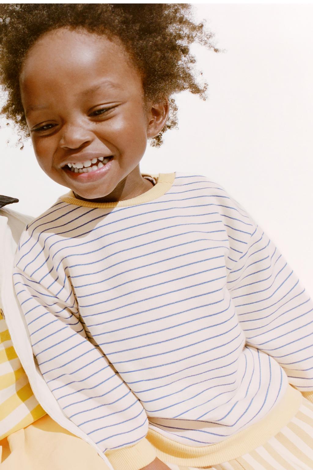 Свитшот в полоску zara timeless