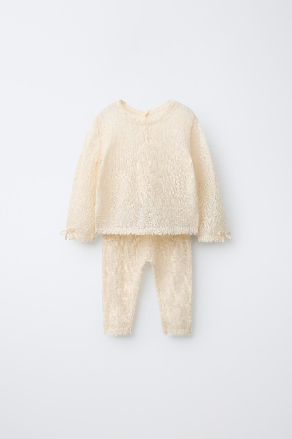 КОМПЛЕКТ АЖУРНЫЙ ТРИКОТАЖ