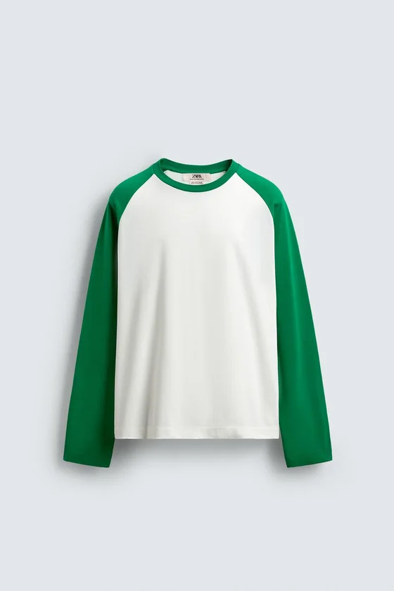 ФУТБОЛКА REGULAR FIT В СТИЛЕ КОЛОР-БЛОК