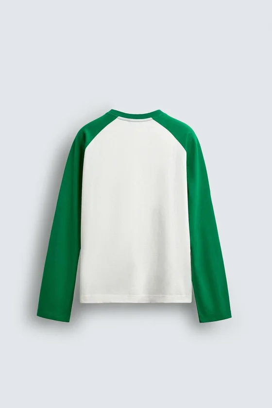 ФУТБОЛКА REGULAR FIT В СТИЛЕ КОЛОР-БЛОК