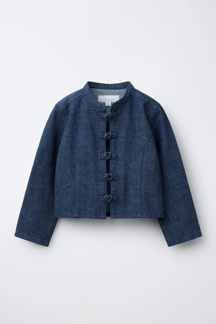 Куртка с меланжевым эффектом