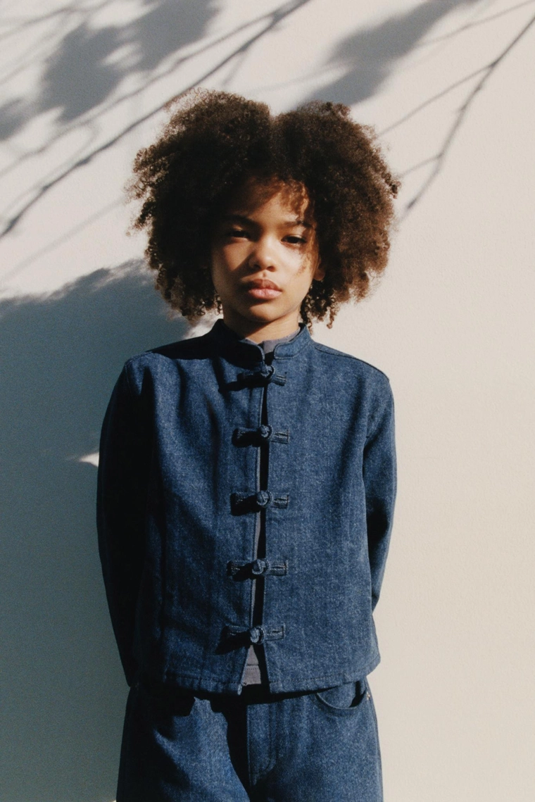 Куртка с меланжевым эффектом