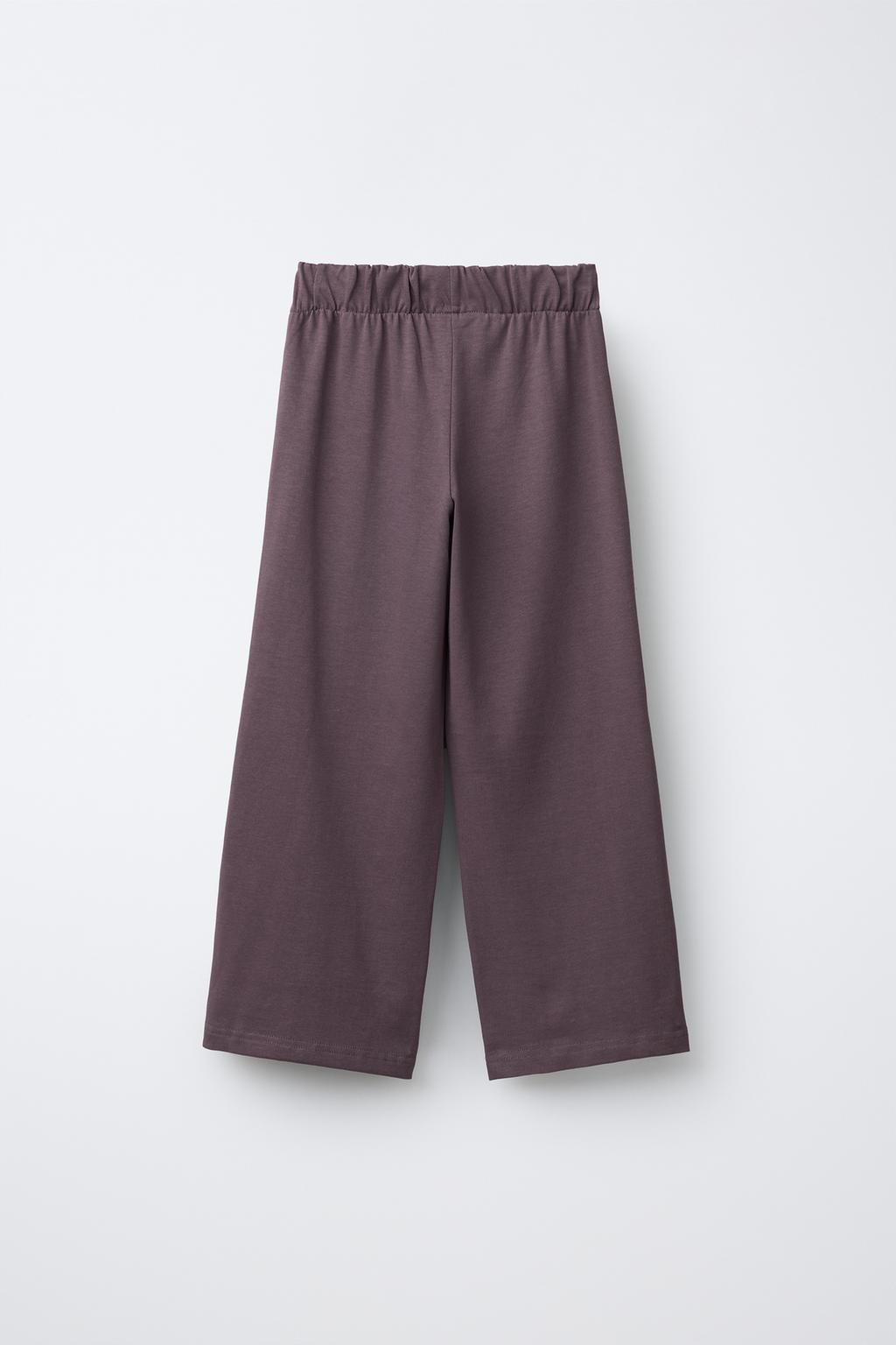 КОМПЛЕКТ ИЗ ФУТБОЛКИ И БРЮК КЮЛОТ HEAVY WEIGHT С ДЕКОРАТИВНЫМИ ШВАМИ