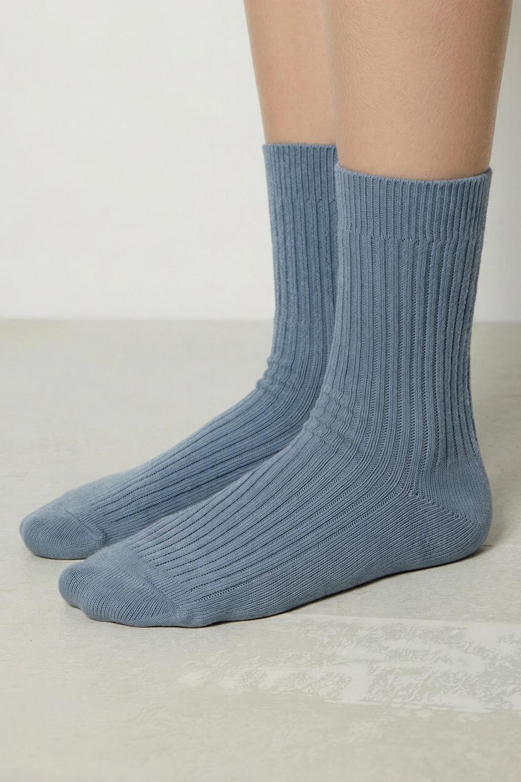 НАБОР ИЗ ДВУХ ПАР НОСКОВ В РУБЧИК