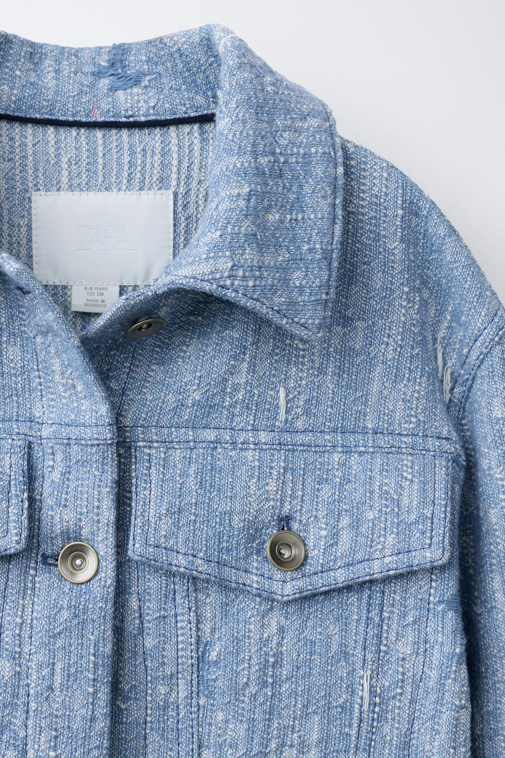 КУРТКА-ТРАКЕР ИЗ РЕЛЬЕФНОЙ ТКАНИ