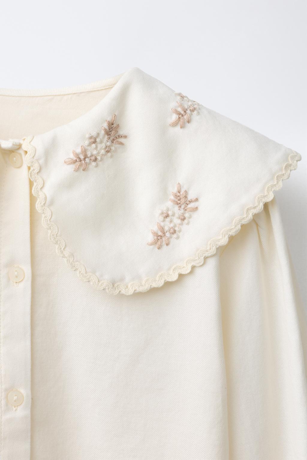 6-14 ЛЕТ/ ПИЖАМА С ВЫШИТЫМИ ЦВЕТАМИ