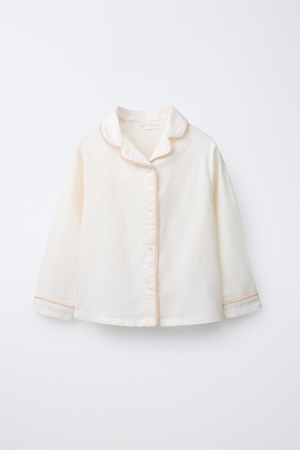 6-14 ЛЕТ/ПИЖАМА С КОНТРАСТНОЙ ОТДЕЛКОЙ