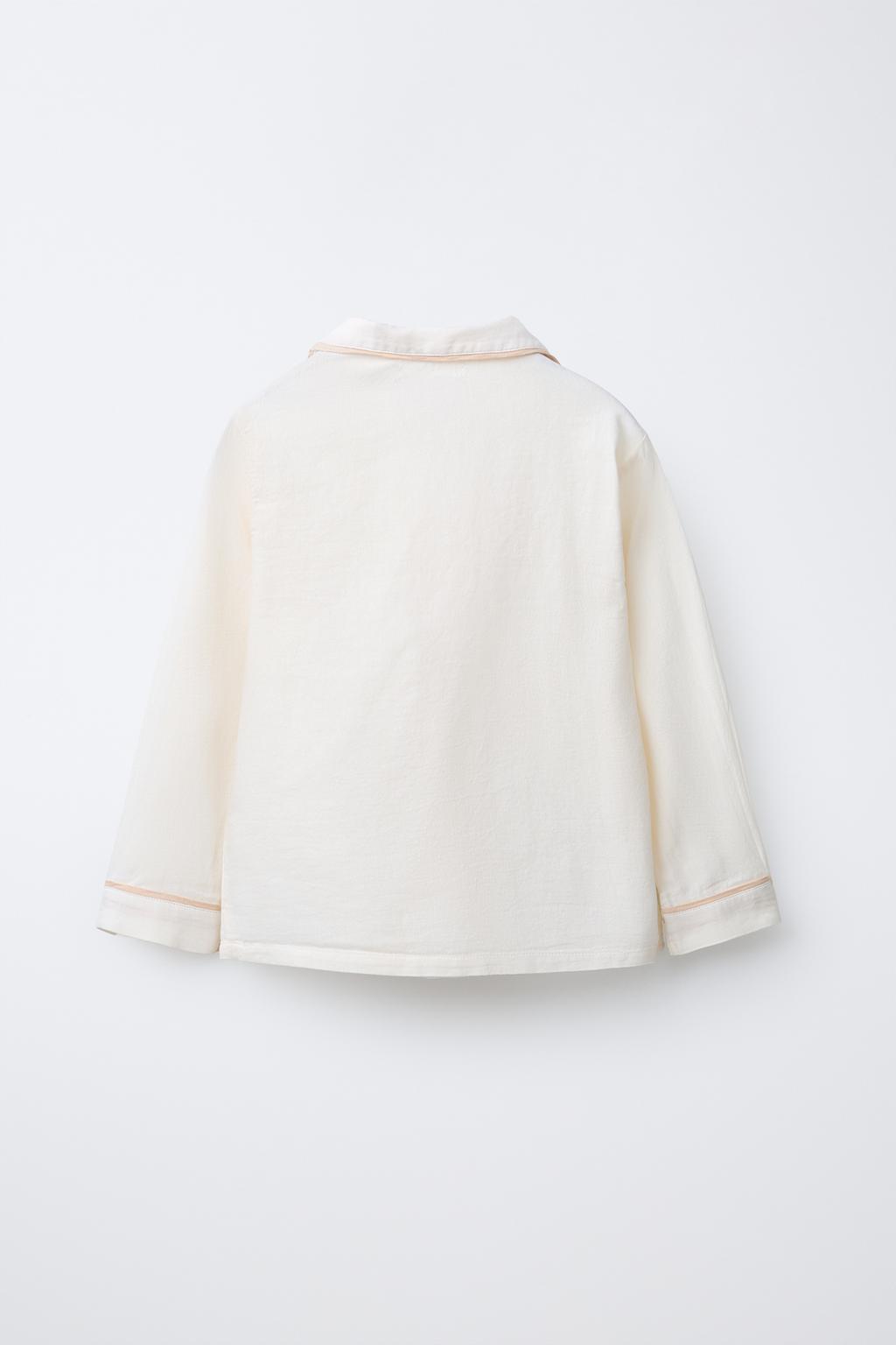 6-14 ЛЕТ/ПИЖАМА С КОНТРАСТНОЙ ОТДЕЛКОЙ