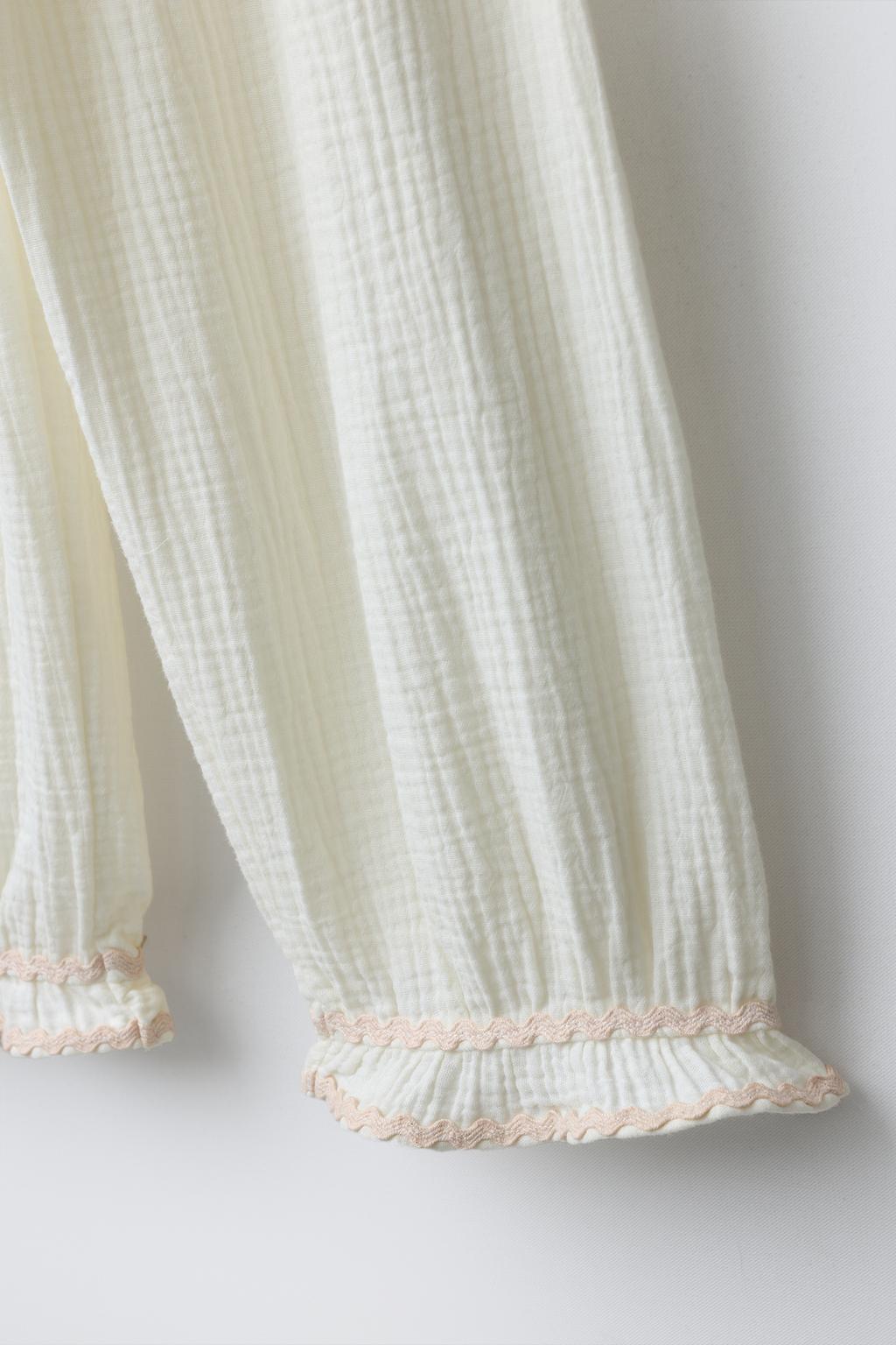 6-14 ЛЕТ/ПИЖАМА С КОНТРАСТНОЙ ВОЛНИСТОЙ ТЕКСТУРОЙ