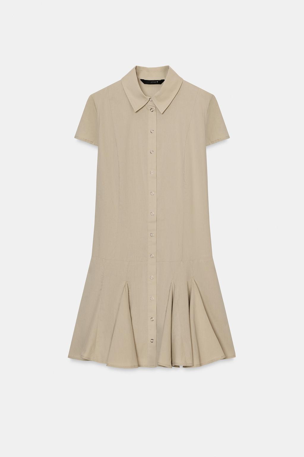 КОРОТКОЕ ПЛАТЬЕ-РУБАШКА