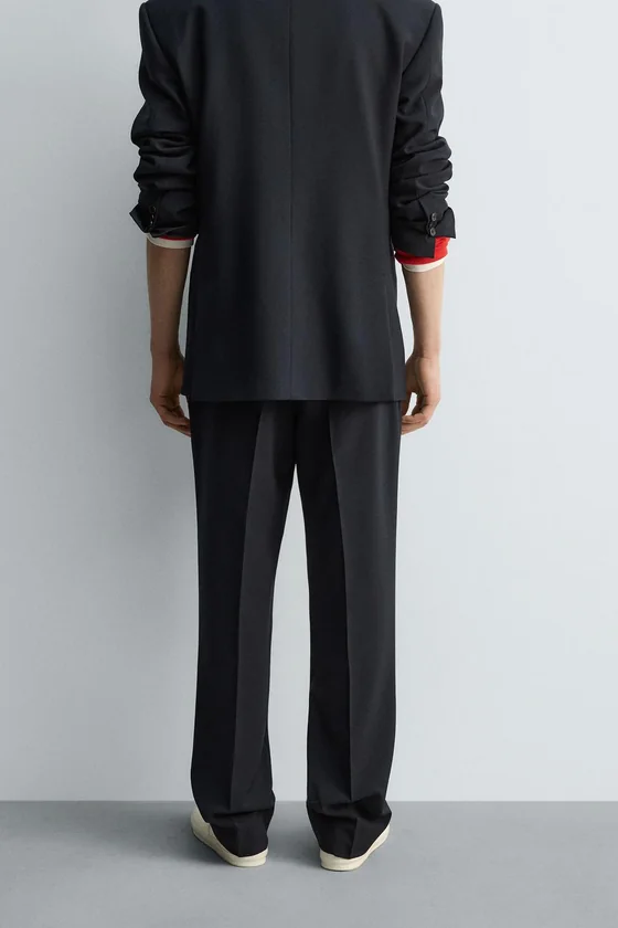 КОСТЮМНЫЕ БРЮКИ STRAIGHT FIT ИЗ ШЕРСТИ LIMITED EDITION