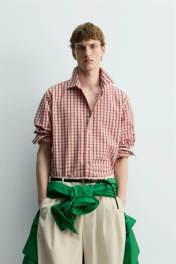 РУБАШКА RELAXED FIT В КЛЕТКУ — LIMITED EDITION
