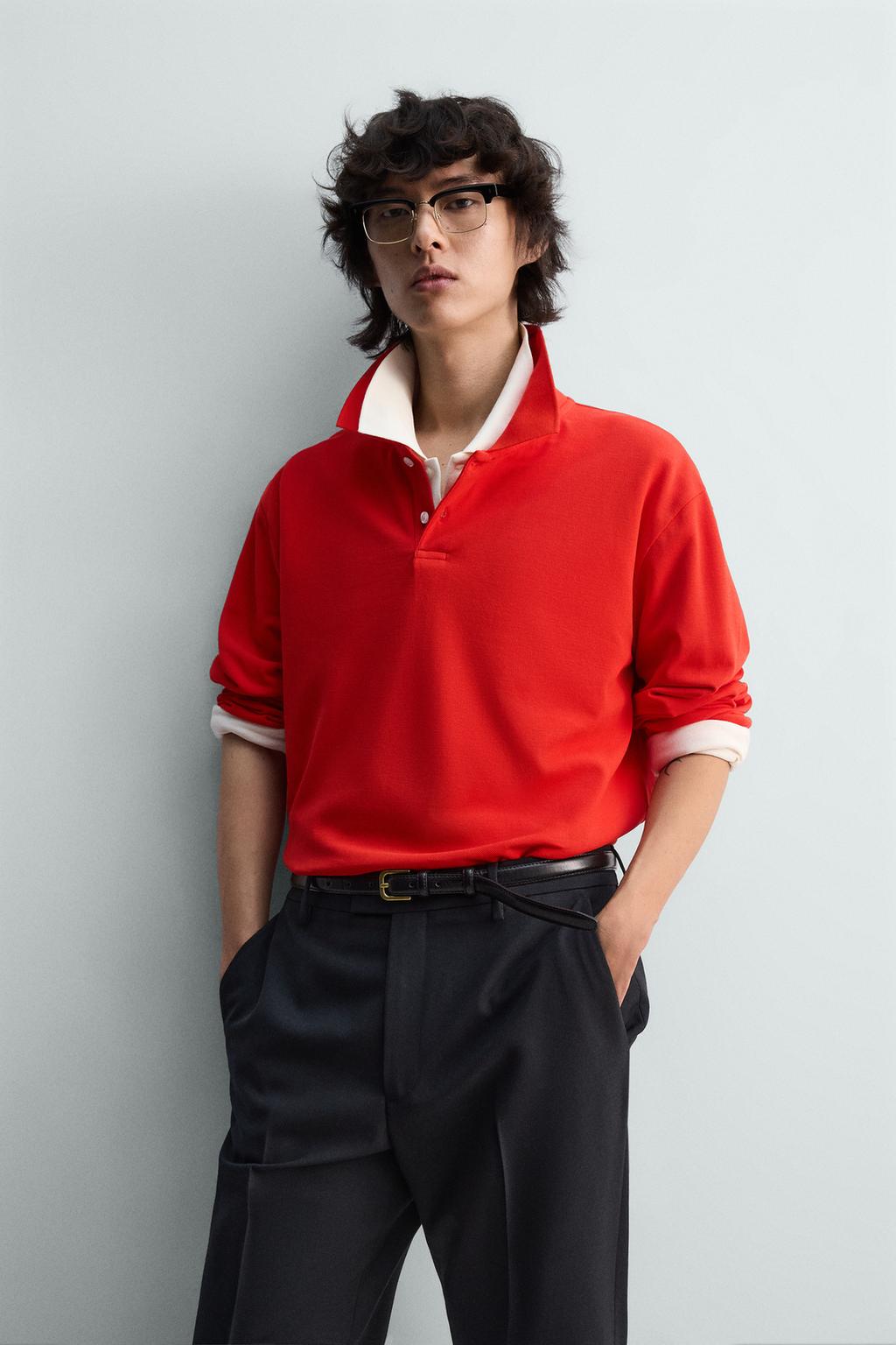 ПОЛО КЛАССИЧЕСКОГО КРОЯ ИЗ РЕЛЬЕФНОГО ПИКЕ