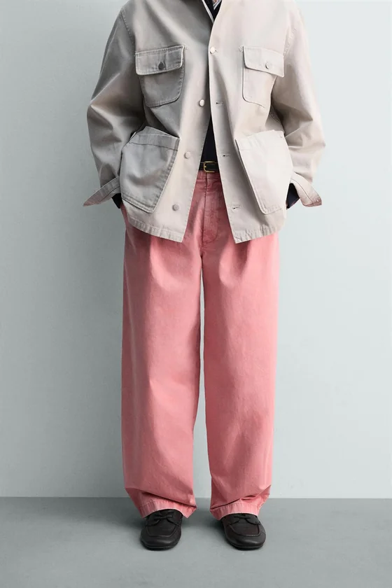 БРЮКИ RELAXED FIT СО СКЛАДКАМИ LIMITED EDITION