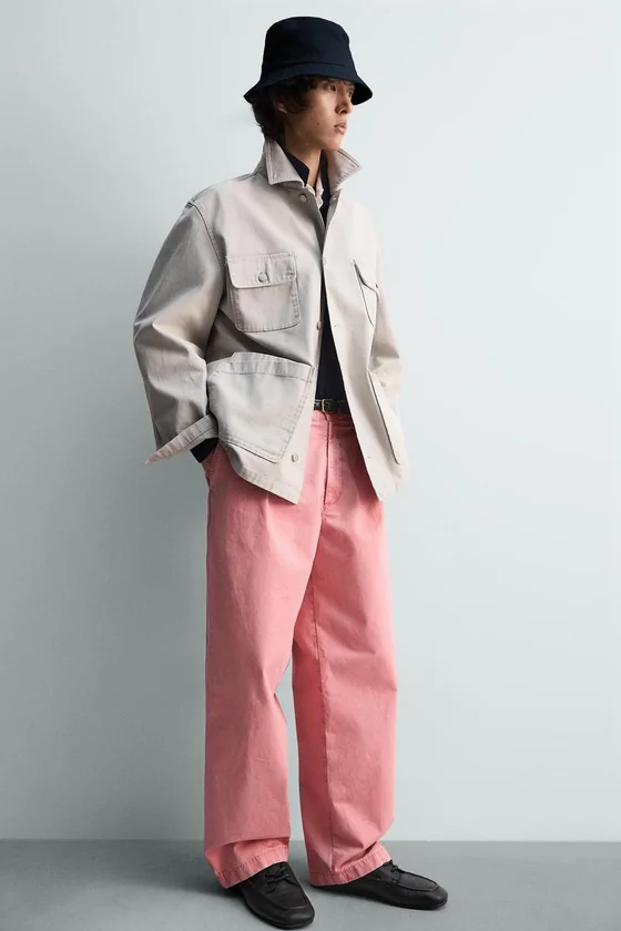 БРЮКИ RELAXED FIT СО СКЛАДКАМИ LIMITED EDITION