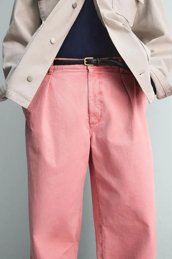 БРЮКИ RELAXED FIT СО СКЛАДКАМИ LIMITED EDITION
