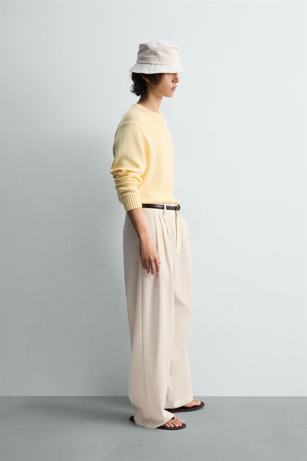 СВИТЕР ИЗ РЕЛЬЕФНОГО ХЛОПКА