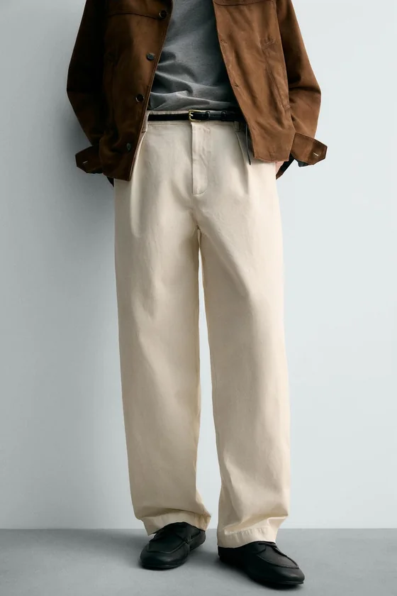 БРЮКИ RELAXED FIT СО СКЛАДКАМИ LIMITED EDITION