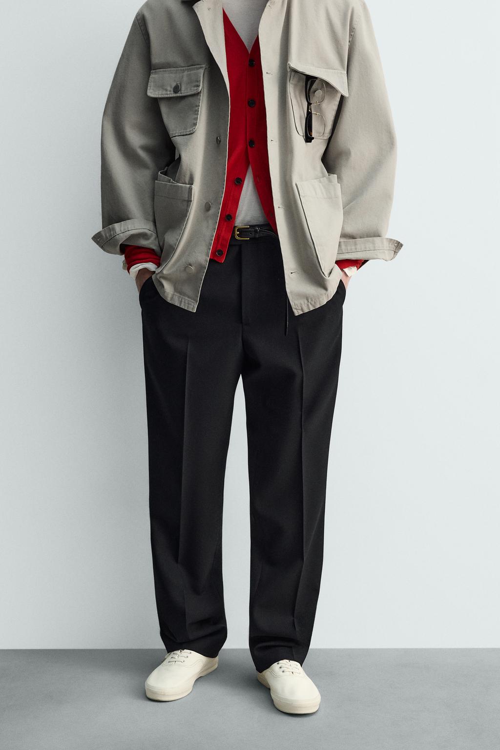 БРЮКИ STRAIGHT FIT ИЗ СМЕСОВОЙ ШЕРСТИ — LIMITED EDITION