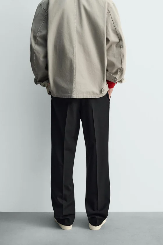 БРЮКИ STRAIGHT FIT ИЗ СМЕСОВОЙ ШЕРСТИ — LIMITED EDITION