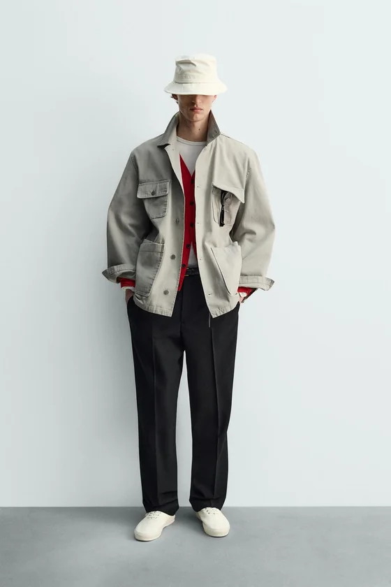 БРЮКИ STRAIGHT FIT ИЗ СМЕСОВОЙ ШЕРСТИ — LIMITED EDITION