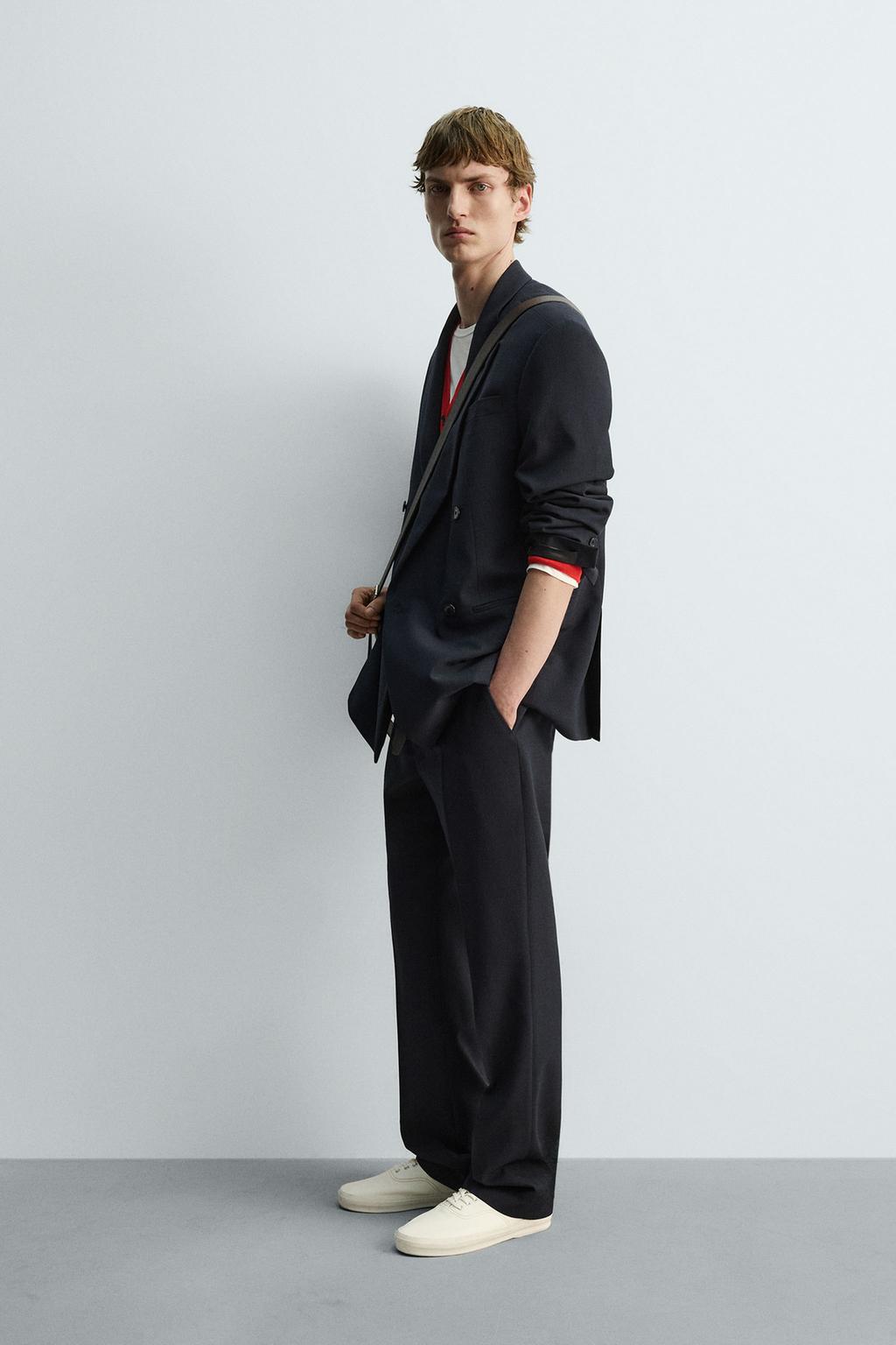 ДВУБОРТНЫЙ КОСТЮМНЫЙ БЛЕЙЗЕР ИЗ ШЕРСТИ - LIMITED EDITION