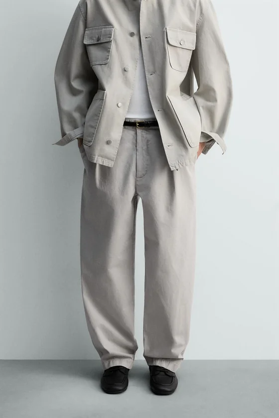 БРЮКИ RELAXED FIT СО СКЛАДКАМИ LIMITED EDITION