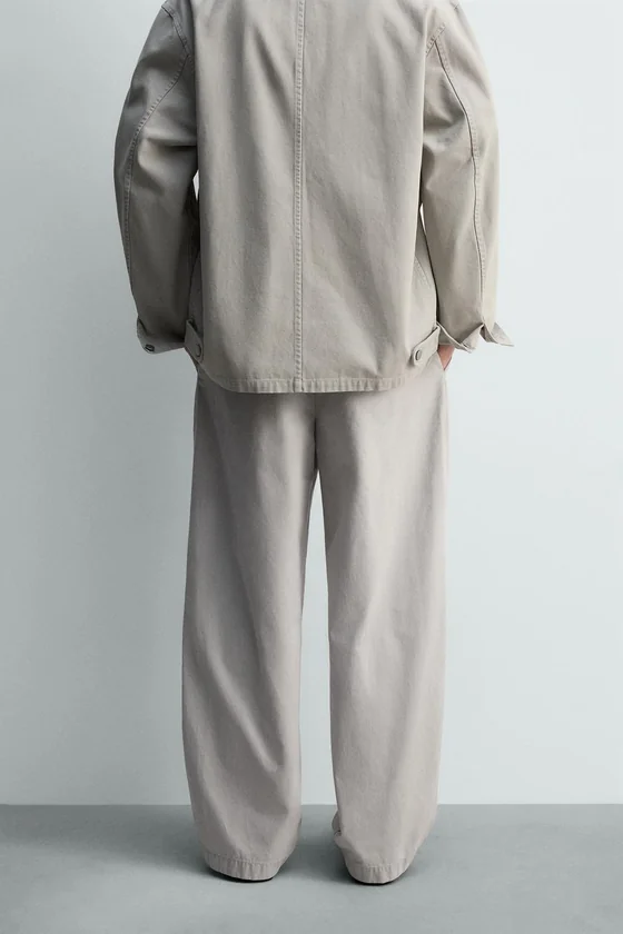 БРЮКИ RELAXED FIT СО СКЛАДКАМИ LIMITED EDITION