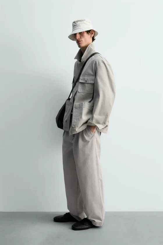 БРЮКИ RELAXED FIT СО СКЛАДКАМИ LIMITED EDITION