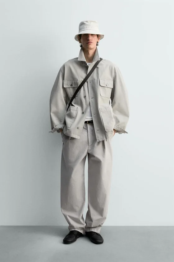 БРЮКИ RELAXED FIT СО СКЛАДКАМИ LIMITED EDITION