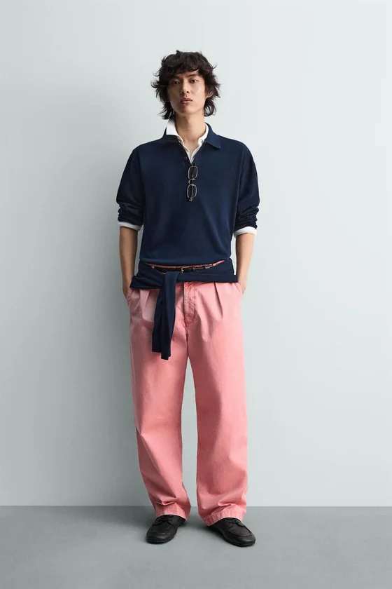 ТРИКОТАЖНОЕ ПОЛО RELAXED FIT