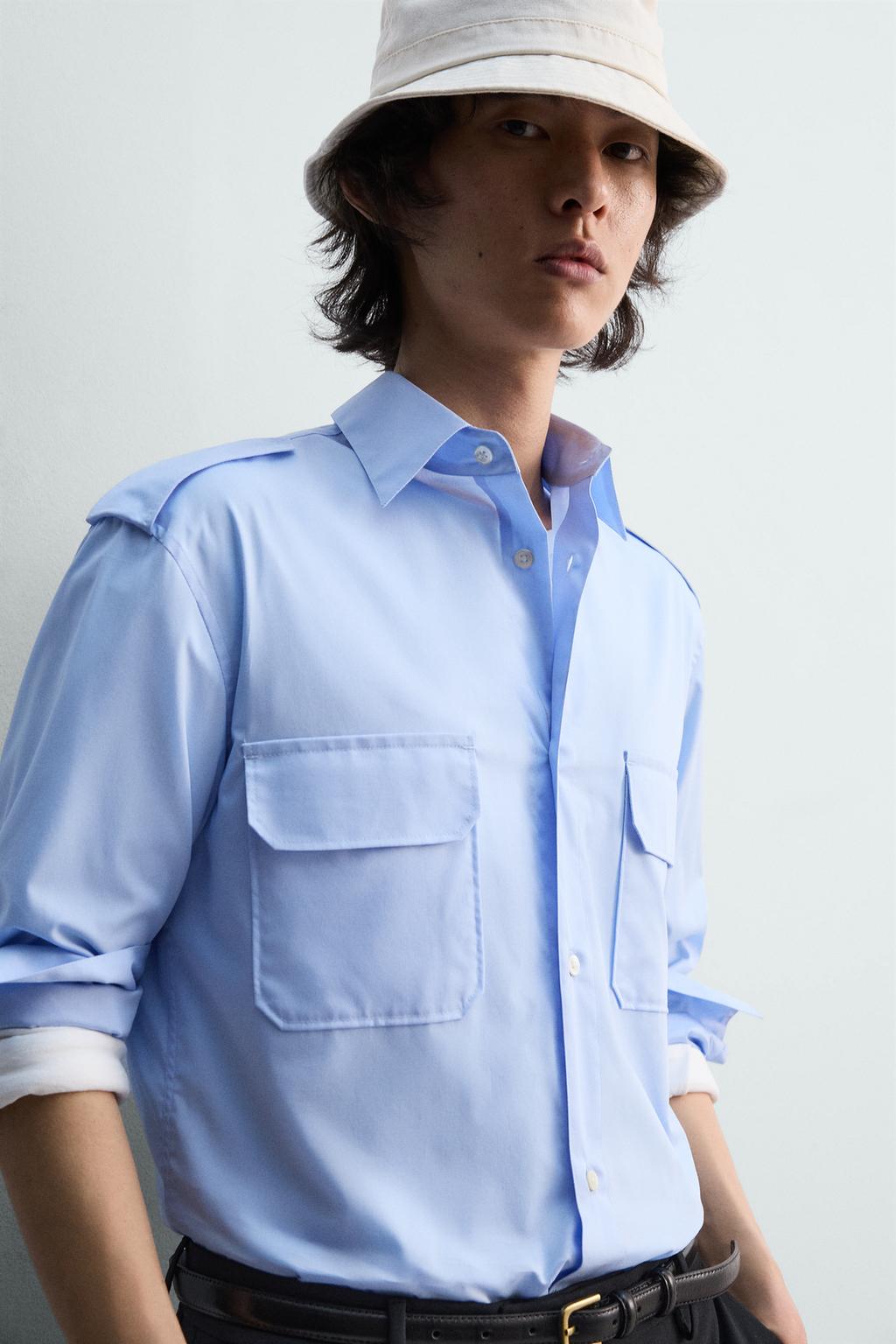 РУБАШКА С КАРМАНАМИ И ПОГОНАМИ LIMITED EDITION