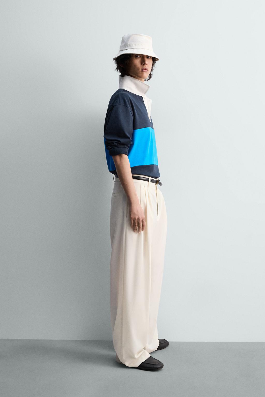 ПОЛО REGULAR FIT С ЦВЕТНЫМИ БЛОКАМИ