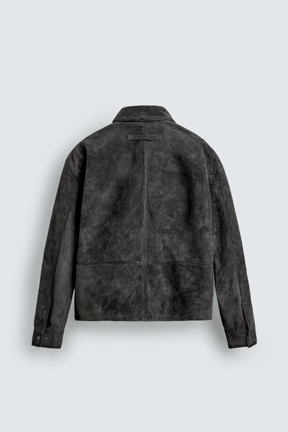 КУРТКА ИЗ ЗАМШИ СВОБОДНОГО КРОЯ — LIMITED EDITION