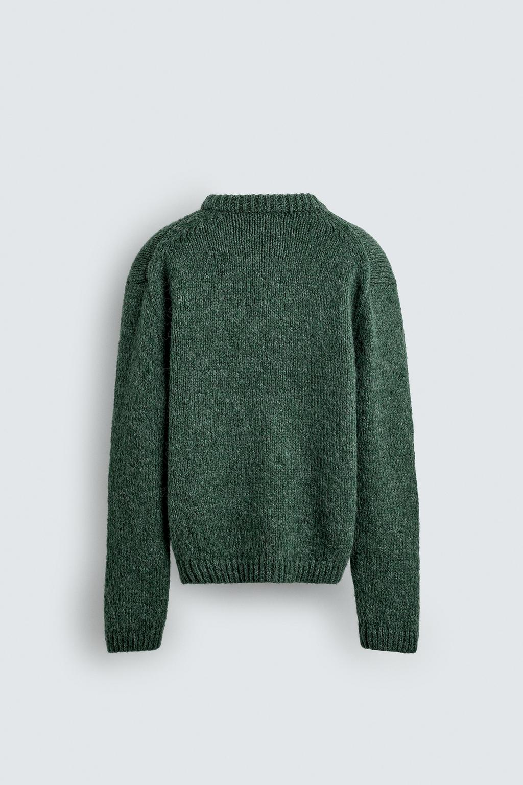 СВИТЕР ИЗ РЕЛЬЕФНОЙ ТКАНИ