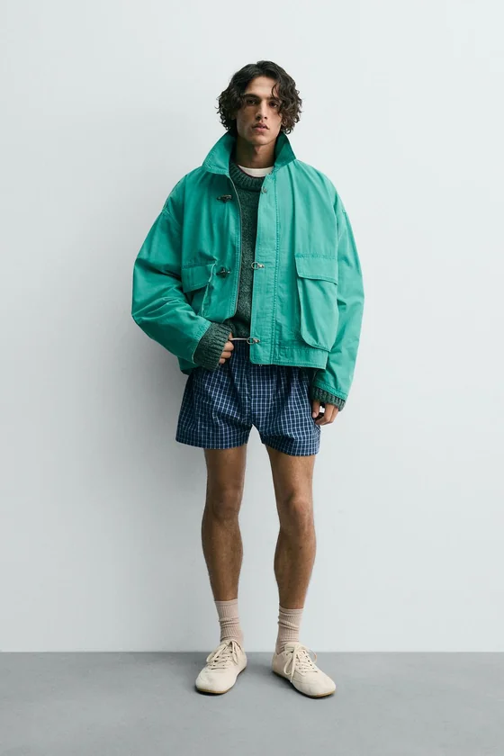 КУРТКА СВОБОДНОГО КРОЯ С АЛАМАРАМИ – LIMITED EDITION