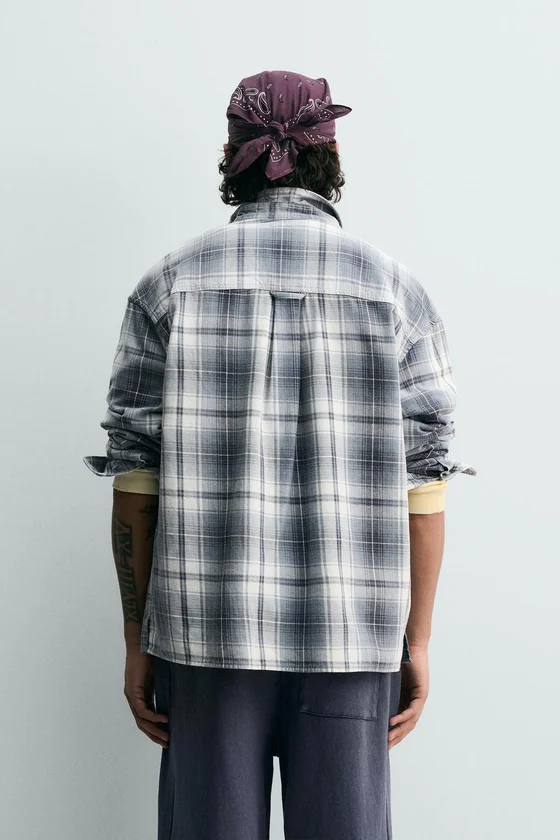 РУБАШКА RELAXED FIT В КЛЕТКУ LIMITED EDITION