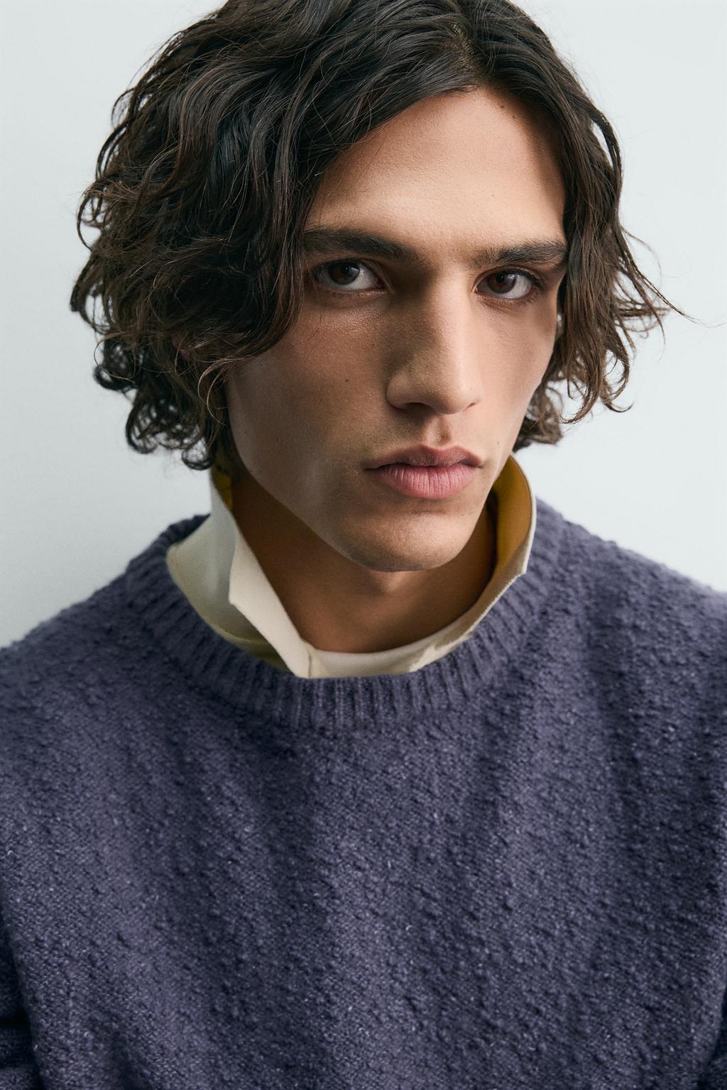 ДЖЕМПЕР БУКЛЕ РЕЛЬЕФНОЙ ВЯЗКИ