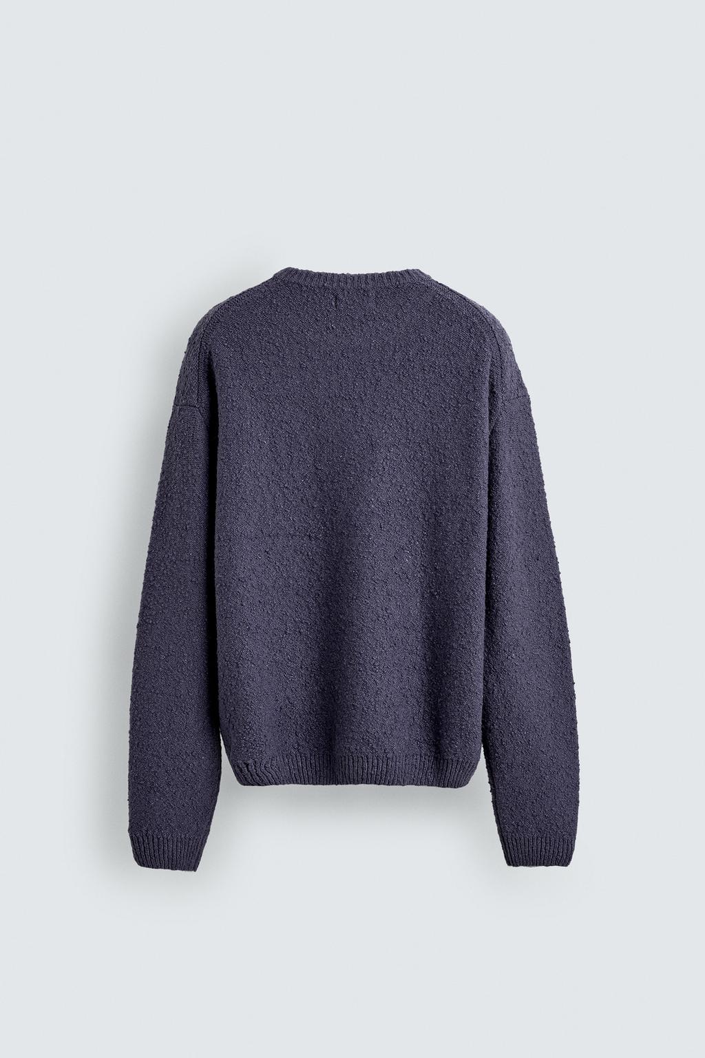 ДЖЕМПЕР БУКЛЕ РЕЛЬЕФНОЙ ВЯЗКИ