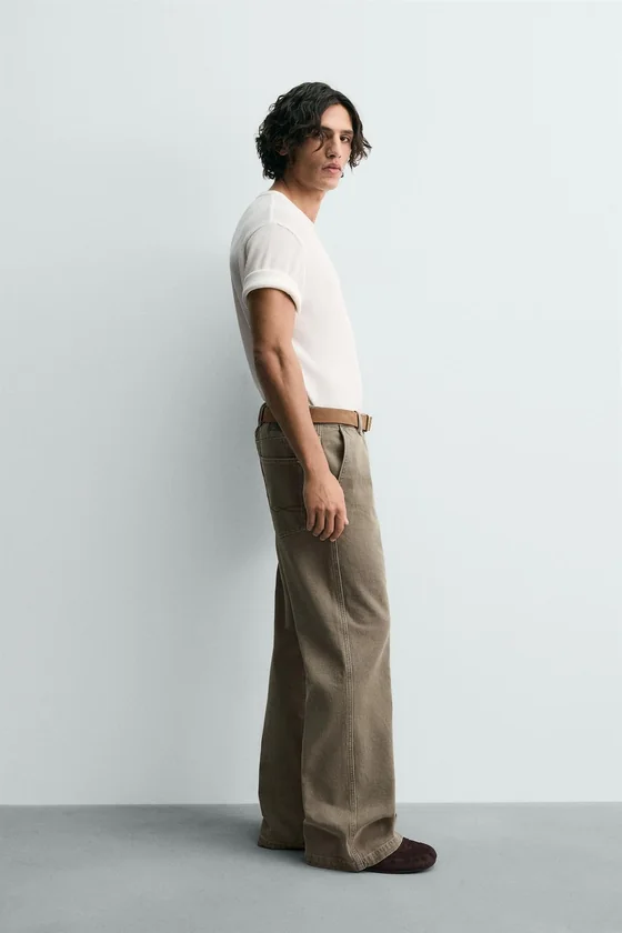 ДЖИНСЫ CHINO WIDE FLARE FIT ИЗ ОГРАНИЧЕННОЙ СЕРИИ